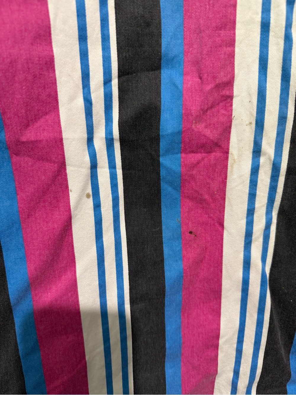 Wrangler Striped Western Snap Shirt - Magenta, Black, Blue, White - Picture 7 of 7